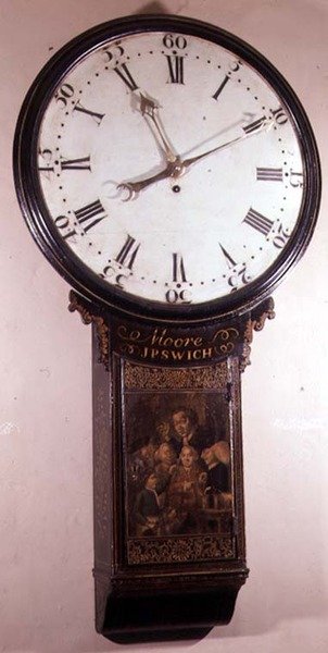 Relógio da Lei do Parlamento, de Thomas Moore (fl.1720-89), Ipswich, meados do século XVIII de English School