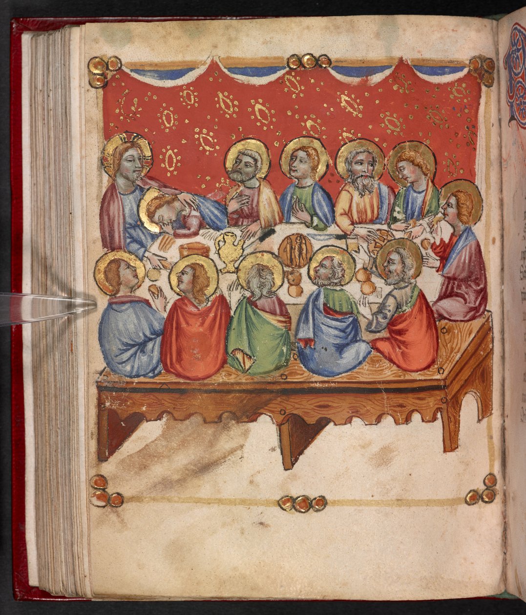 Adicionar. 17466, f.107v A Última Ceia de English School