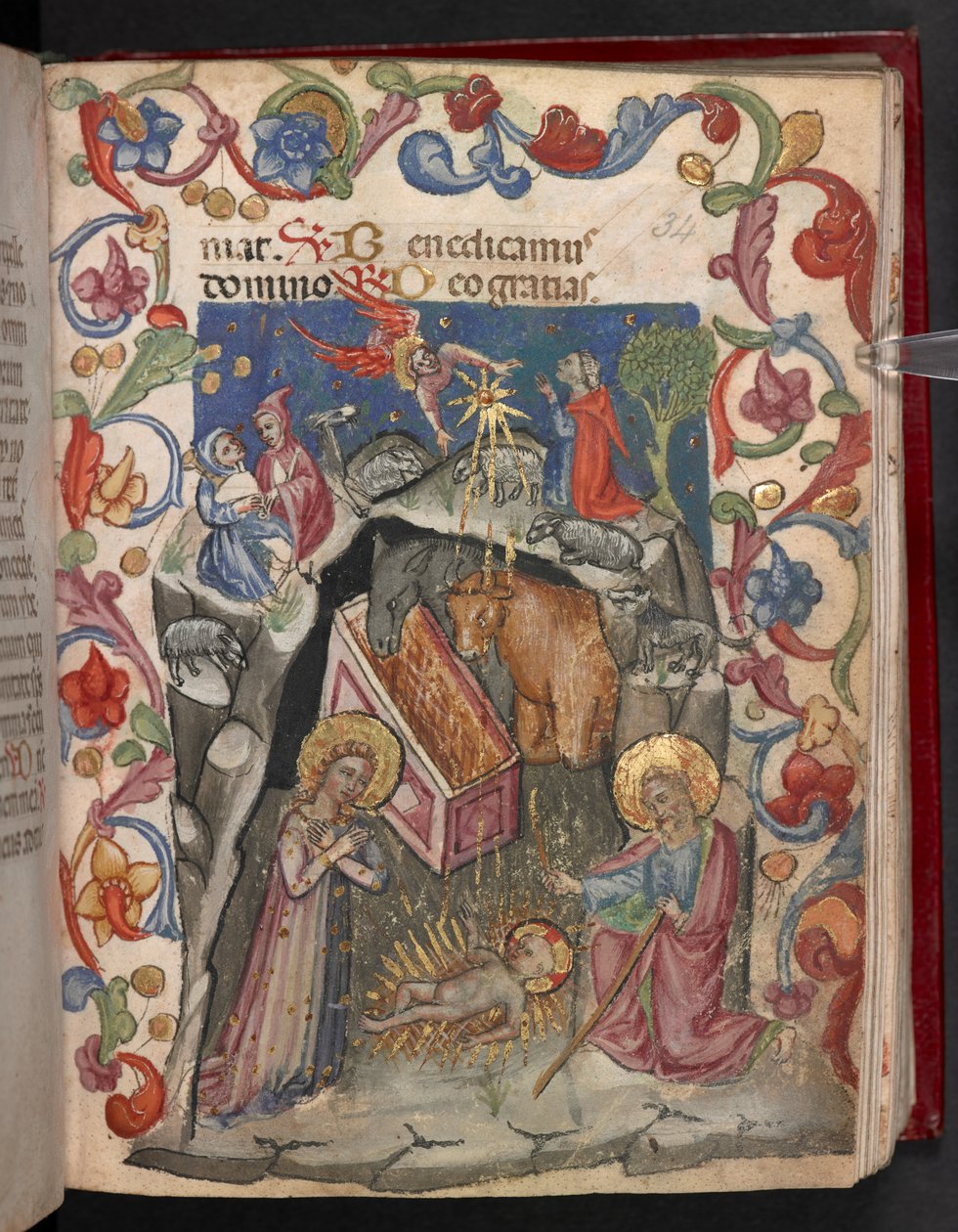 Adicionar. 17466, f.34r A Natividade de English School