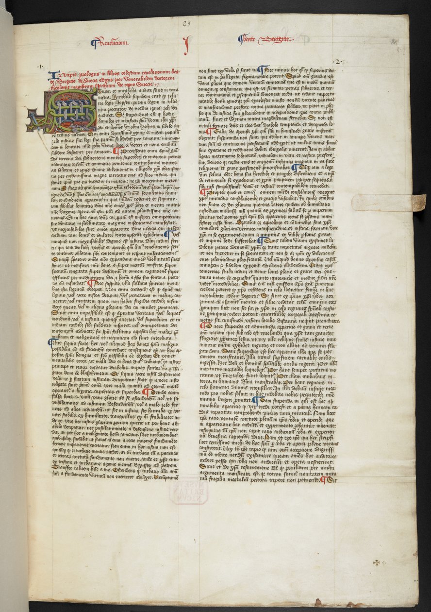Acrescentar a Sra. Harley 612 f. 2, c.1425-75 (código de pergaminho) de English School