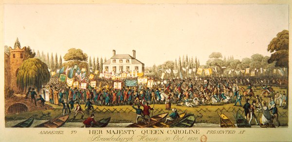 Endereços a Sua Majestade a Rainha Carolina apresentados na Brandenburgh House 30 de Outubro de 1820 de English School
