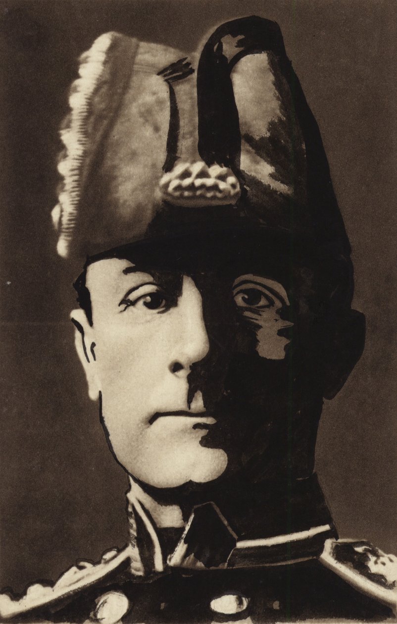 Almirante Sir John Jellicoe (litografia) de English School