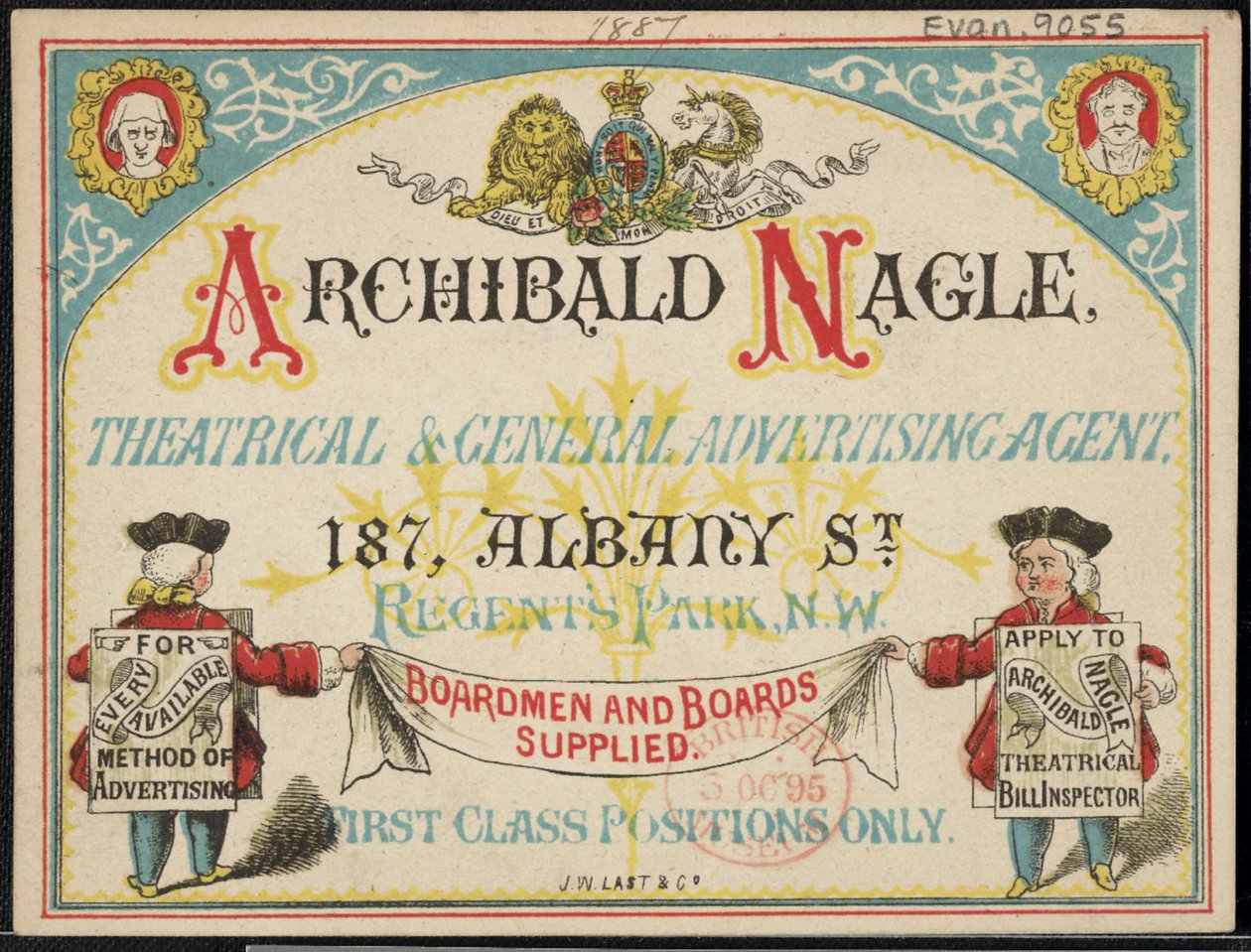 Anúncio para Archibald Neagle, Agente de Publicidade de English School