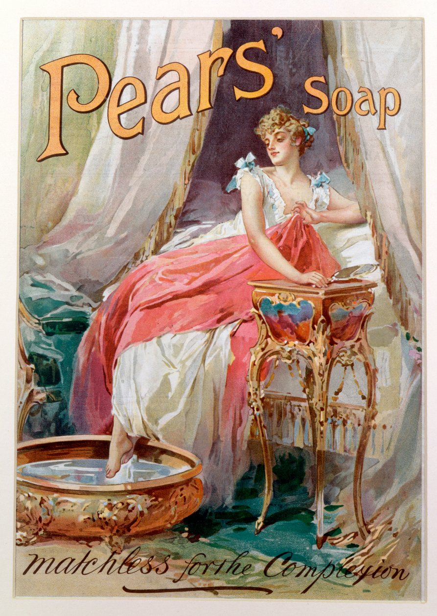 Propaganda para o sabonete Pears, 1898 de English School