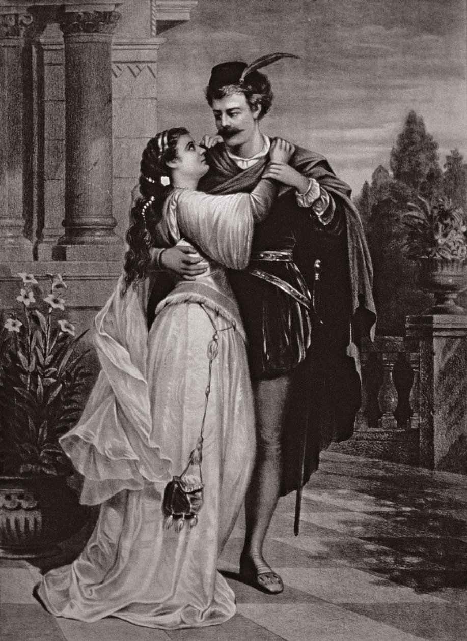 Anúncio para Romeu e Julieta, na Casa da Ópera de English School