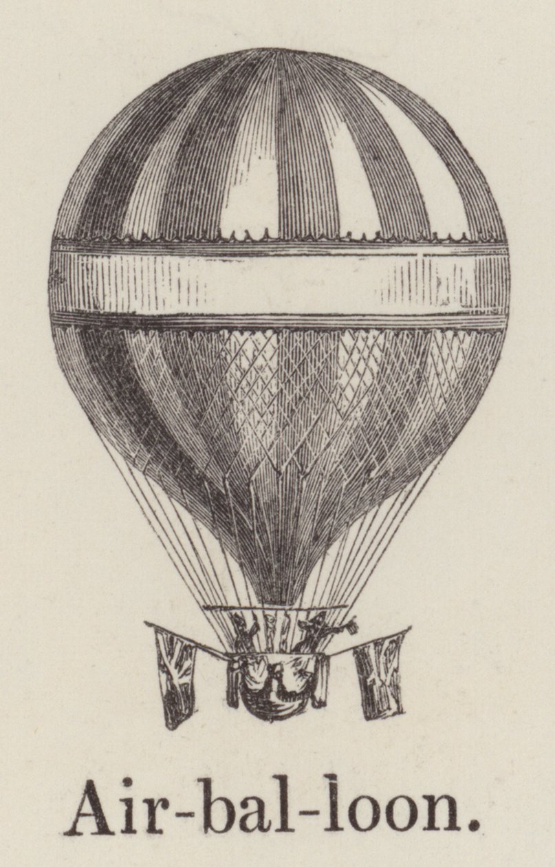 Balão de ar (gravura) de English School