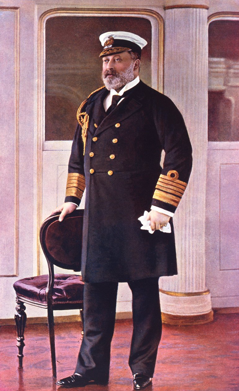 Albert Edward Príncipe de Gales, Almirante Honorário da Frota, 1898 de English School
