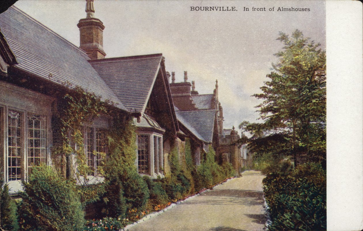 Casas de caridade em Bournville (foto) de English School