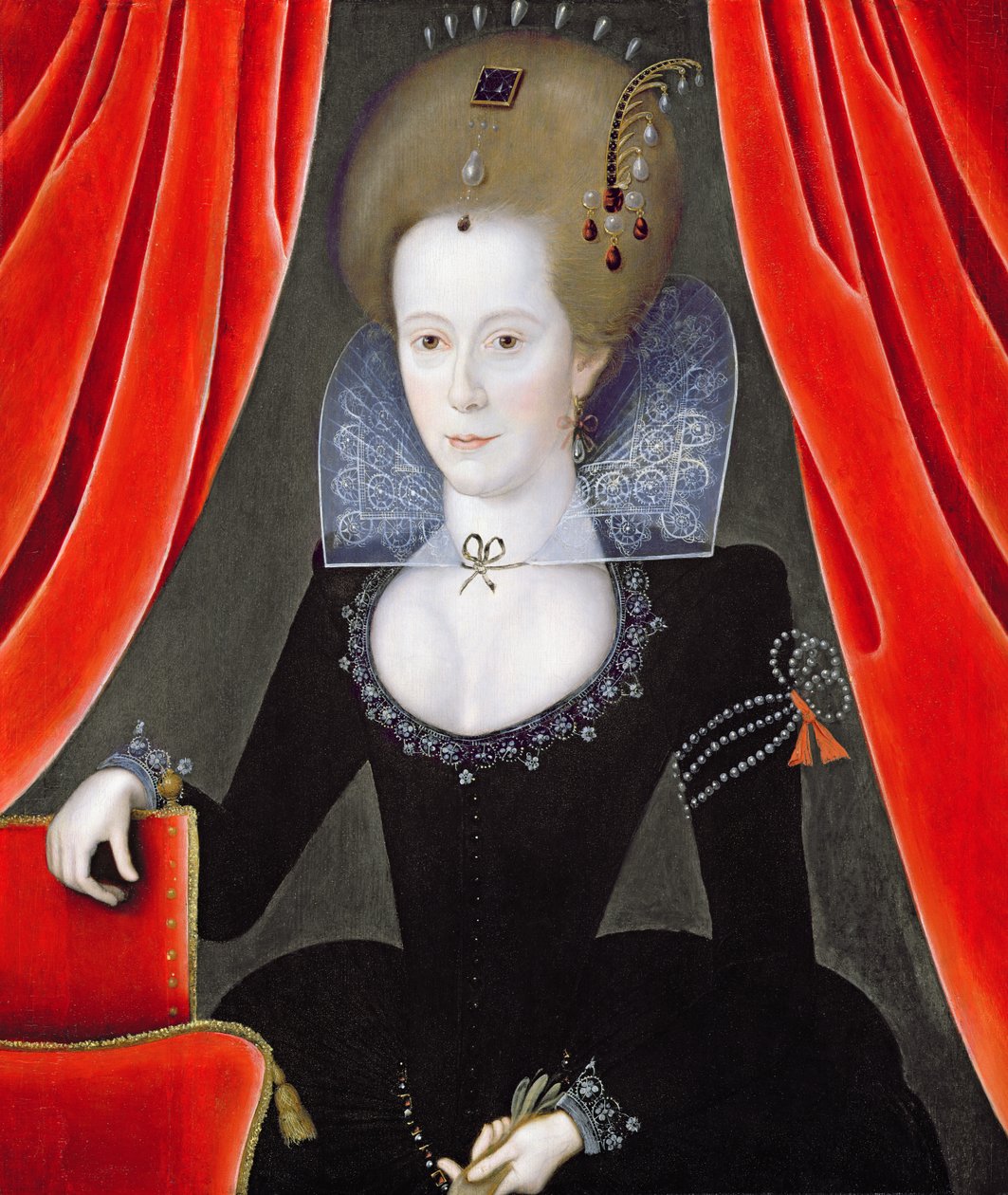 Uma desconhecida, c.1610 de English School