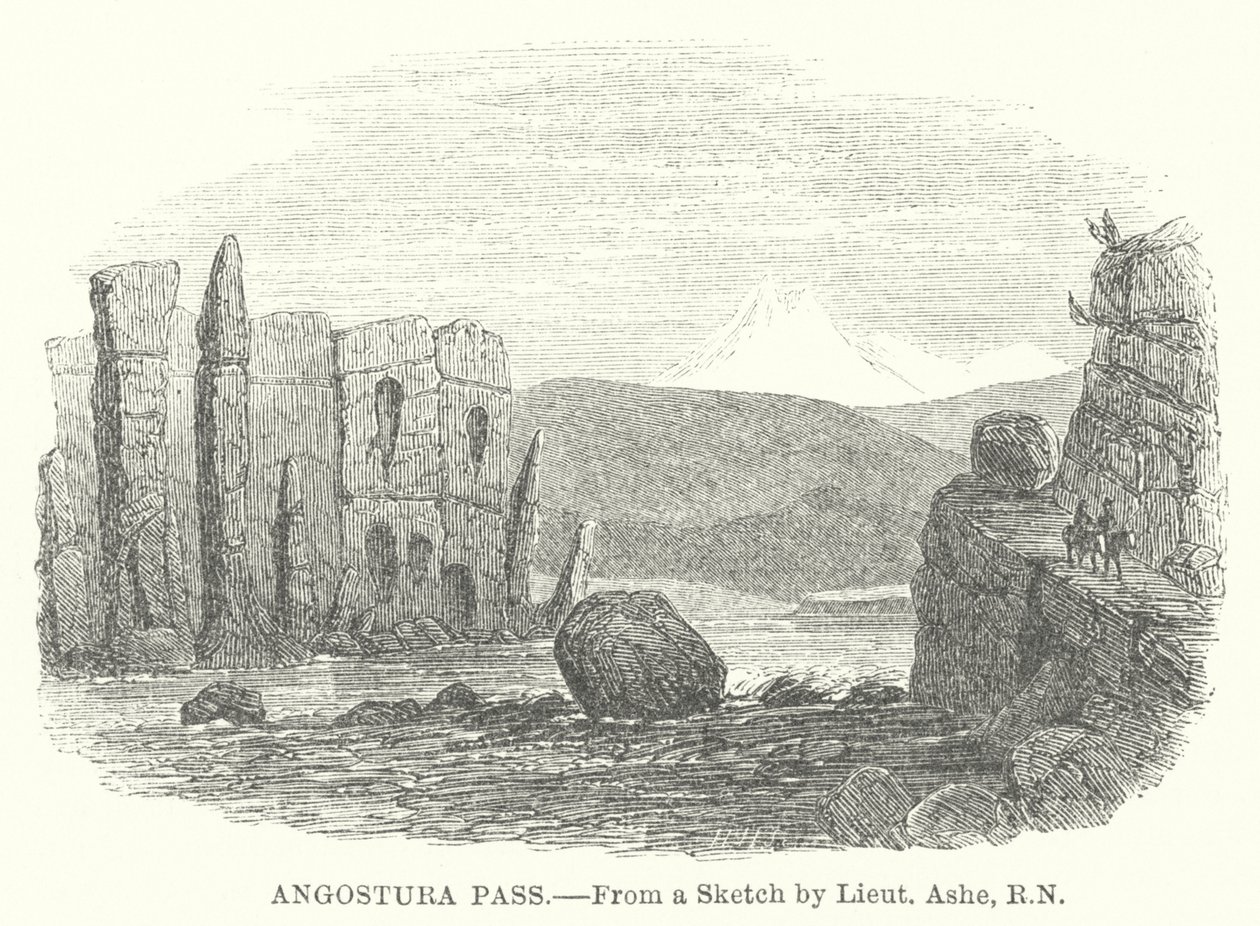 Angostura Pass (engraving) de English School