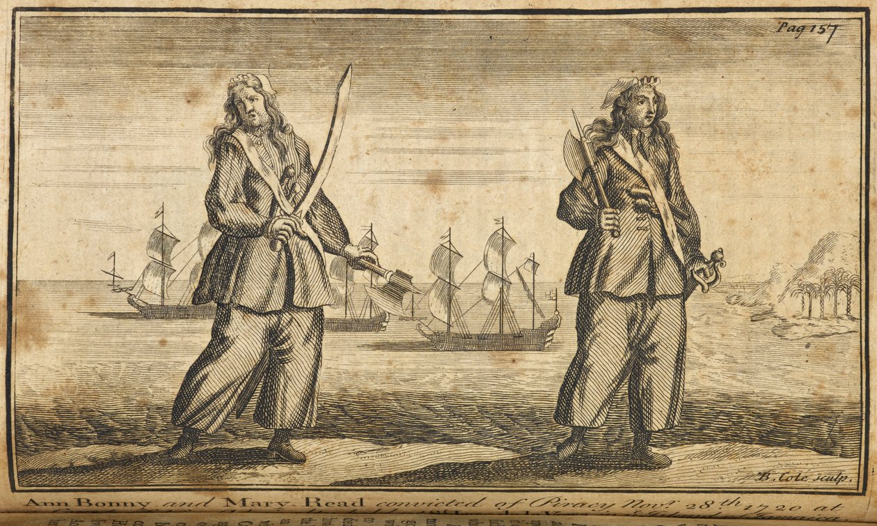 Ann Bonny e Mary Read piratas de English School