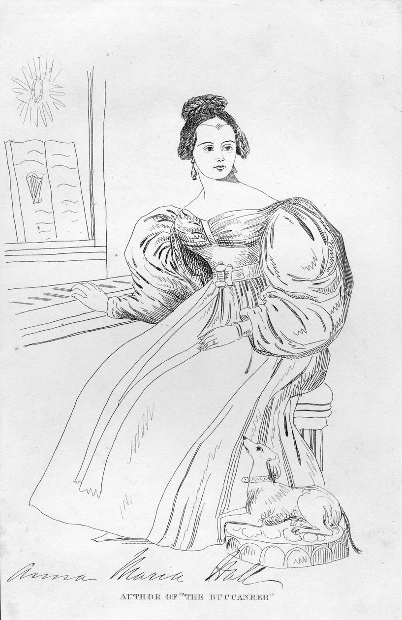 Anna Maria Hall (gravura) de English School