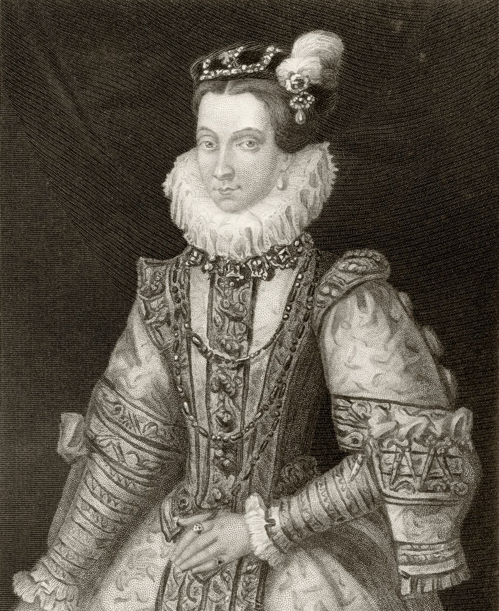 Anna da Áustria, de &39;História do Reino de Filipe II&39;, publicada em 1855 de English School