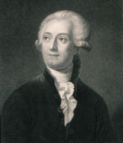 Antoine Laurent Lavoisier (1743-94) de 