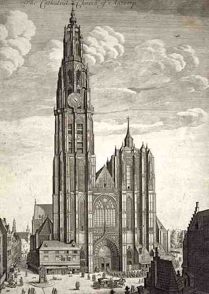 Catedral de Antuérpia (gravura) de English School