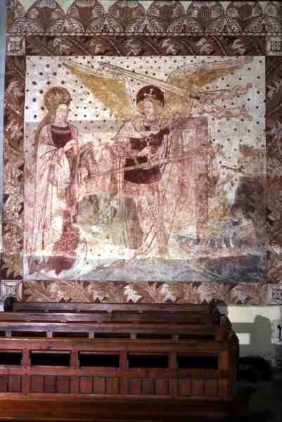 Arcanjo Miguel (fresco) de English School