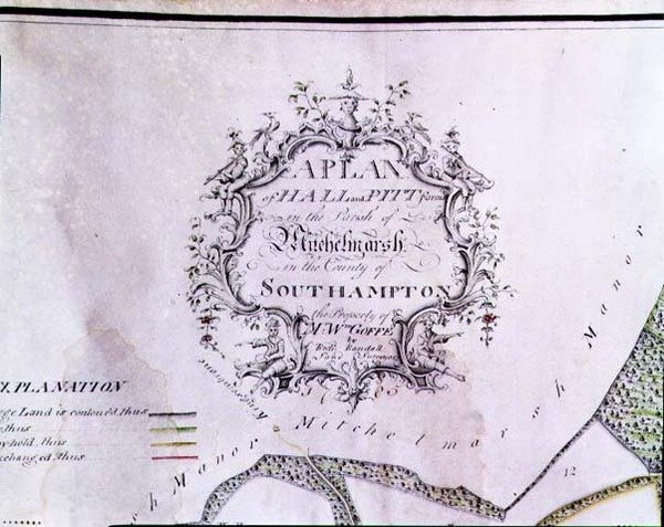 Arquivo 5629 Cartucho descritivo de um mapa com a leitura 