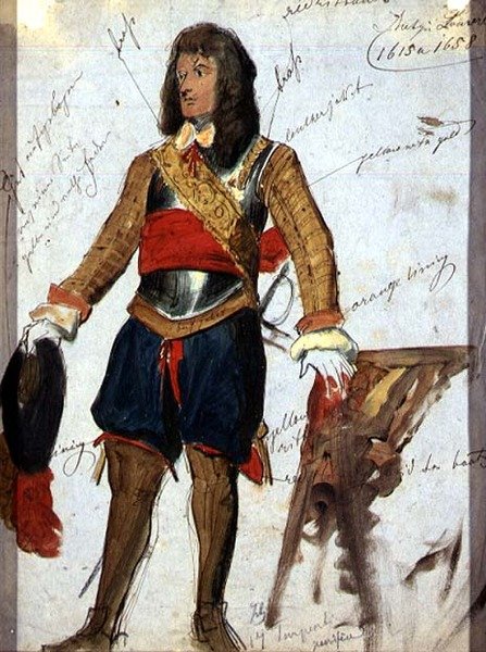 Blindagem (c.1615) no Museu do Louvre, Paris, c.1850 (aquarela e guache sobre papel) de English School