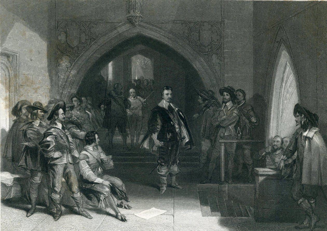Detenção de Lord Strafford, 1640 de English School