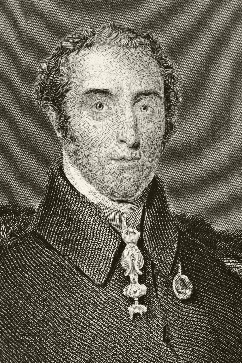 Arthur Wellesley, 1º Duque de Wellington, de "A História Nacional e Doméstica da Inglaterra", de William Hickman Smith Aubrey (1858-1916) publicou Londres, c.1890 de English School