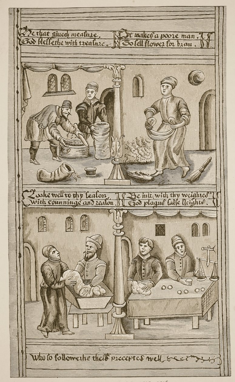 Padeiros de York, 1595-1596 (foto sépia) de English School