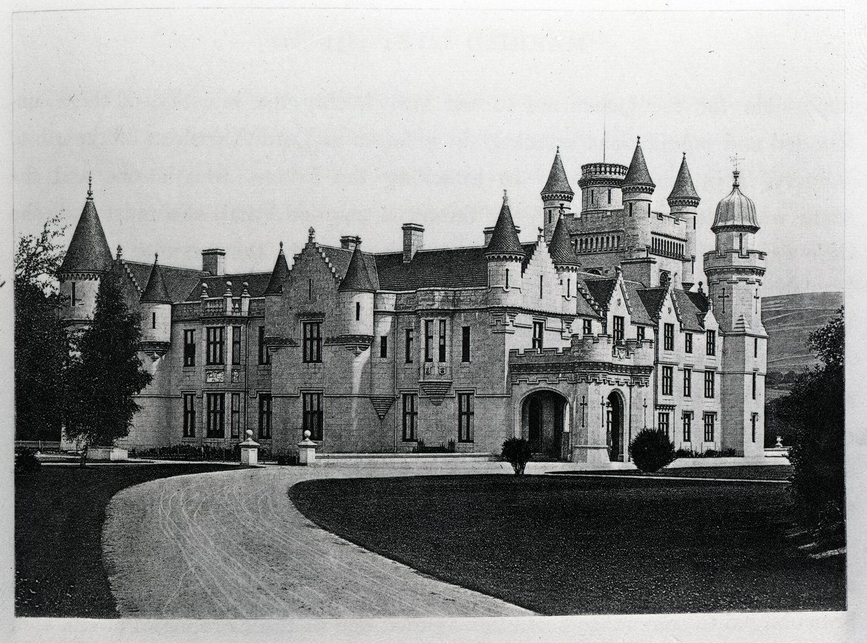 Castelo de Balmoral (lito) de English School