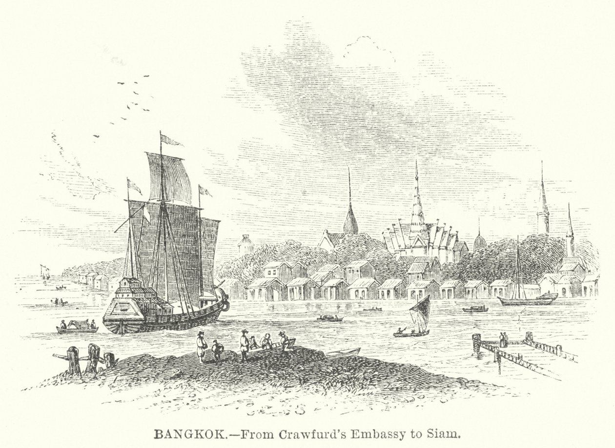 Banguecoque (gravura) de English School