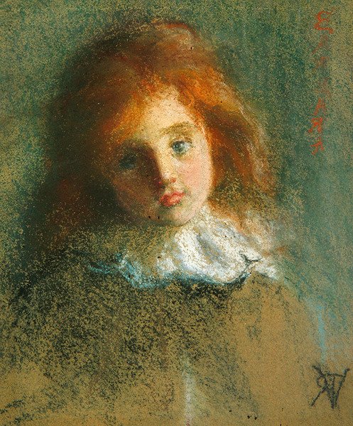 Bárbara (pastel sobre papel) de English School