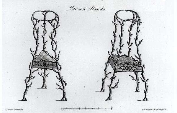 Bason Stands, de "Grotesque Architecture, or Rural Amusement", de William Wright de English School