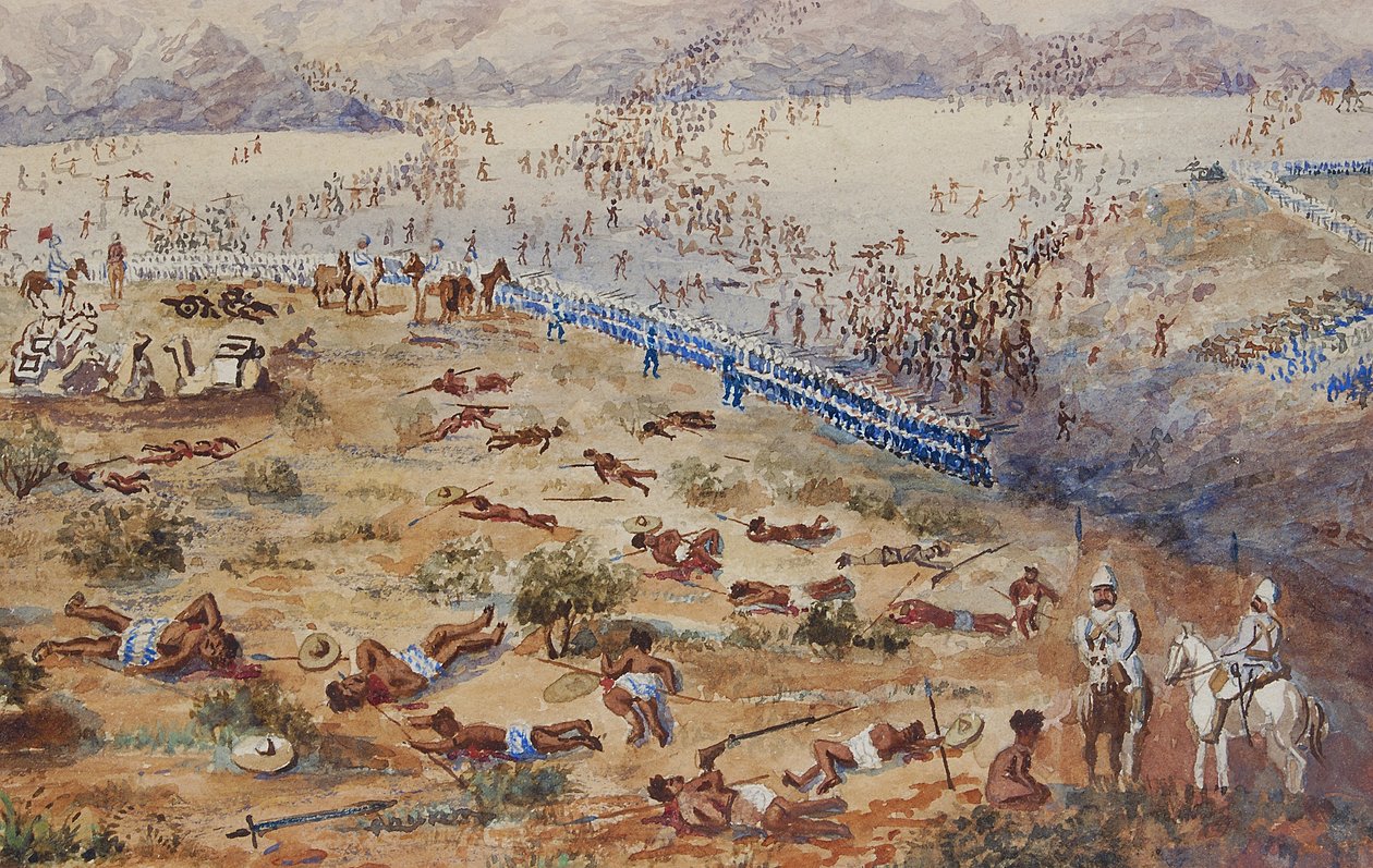 Batalha de Tamai, 1884 de English School