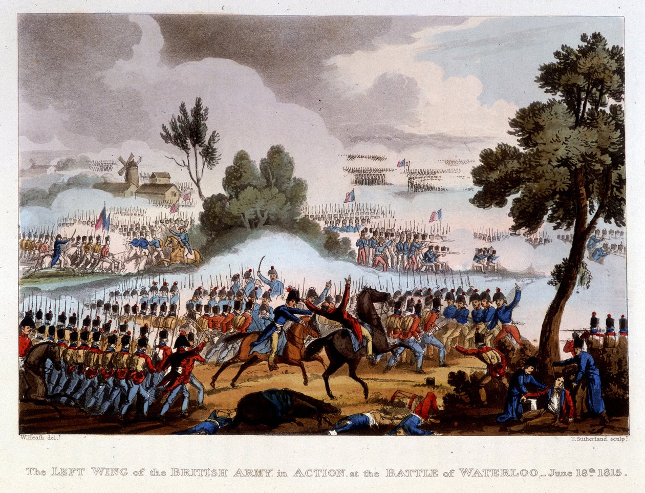 Batalha de Waterloo, 18 de junho de English School