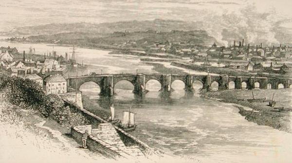 Berwick-upon-Tweed, Northumberland em c.1880, de 