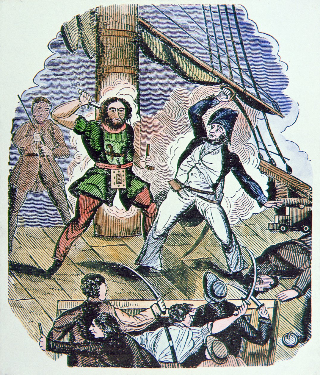 O último combate do Barba Negra (gravação colorida) de English School