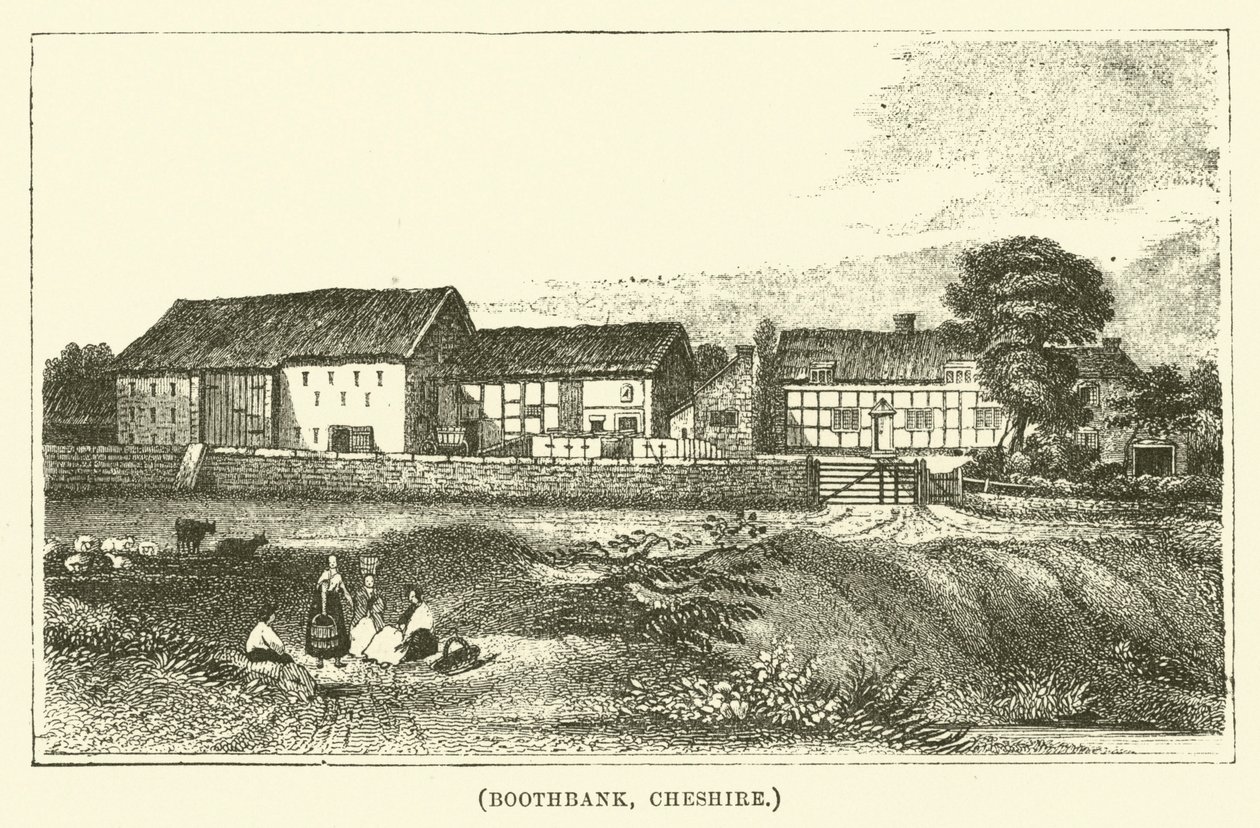 Boothbank, Cheshire (gravura) de English School
