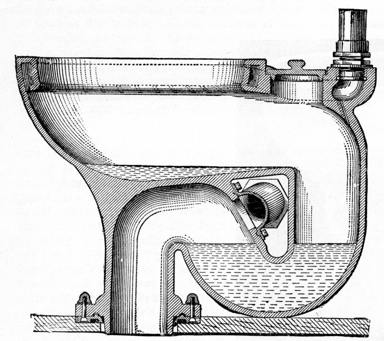 Bostels n º 7 banheiro Lavle-Out Exclesior, 1870 de English School