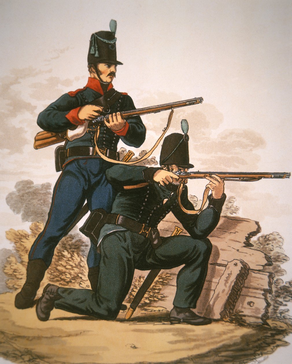 Riflemen Britânico de English School