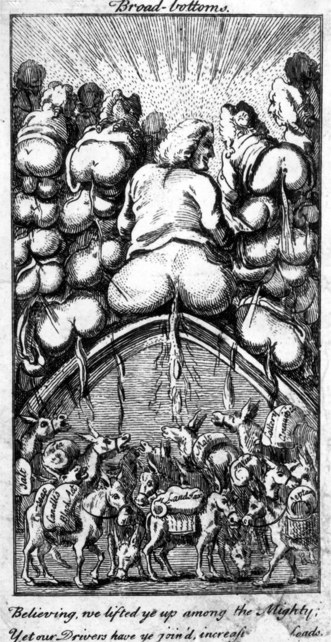Largos fundos, 1745 de English School