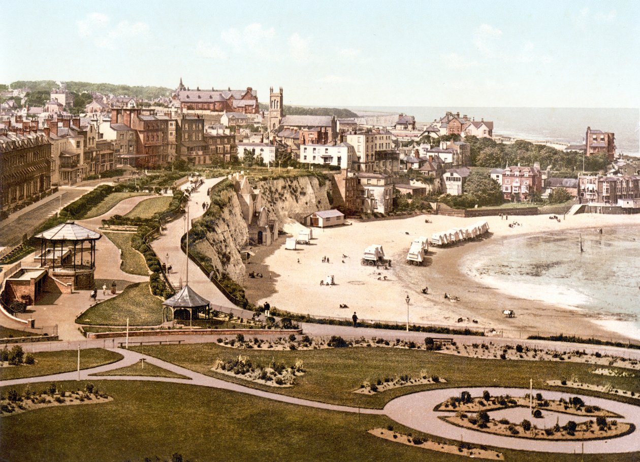 Broadstairs (foto colorida à mão) de English School