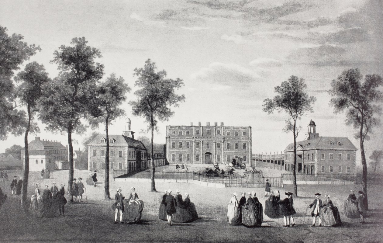 Buckingham House, 1750 de English School