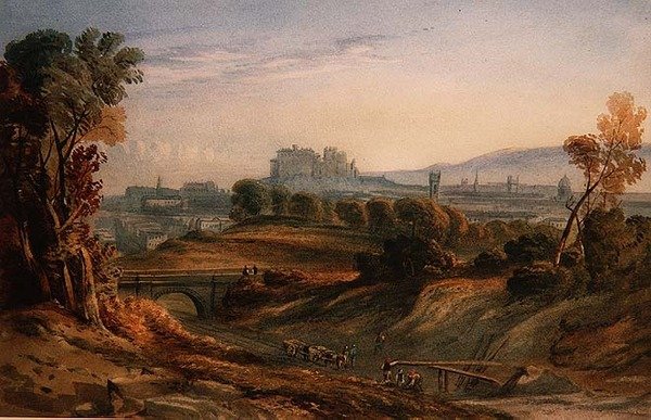 Construção da linha férrea em Edimburgo de English School