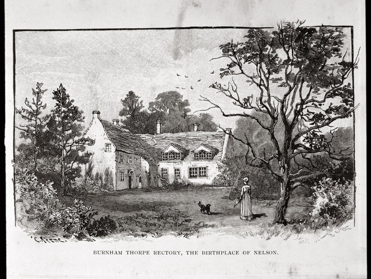 Reitoria de Burnham Thorpe, local de nascimento de Nelsons de English School