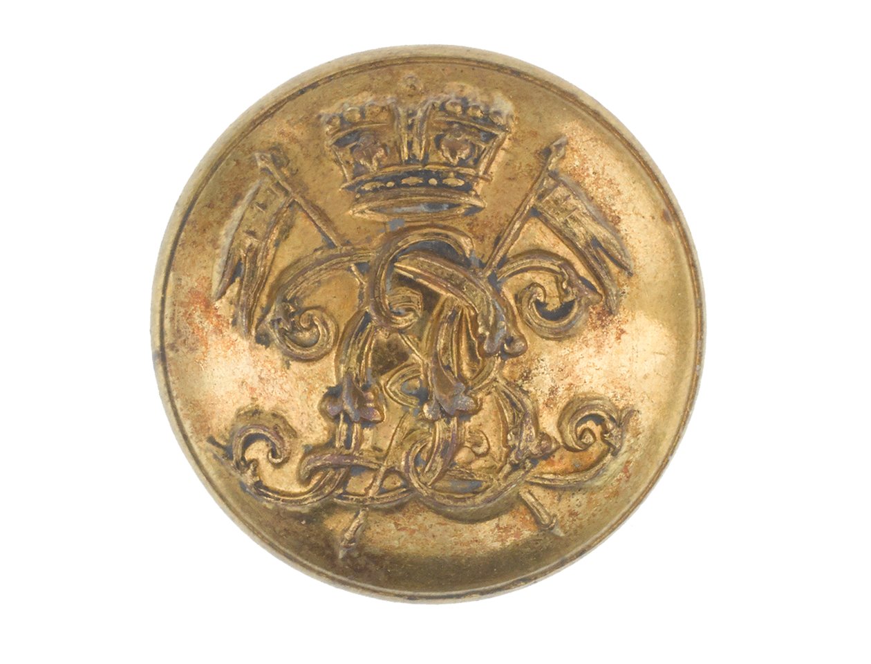Button, 9º Regimento de Lanceiros de Bengala, pré-1901 de English School