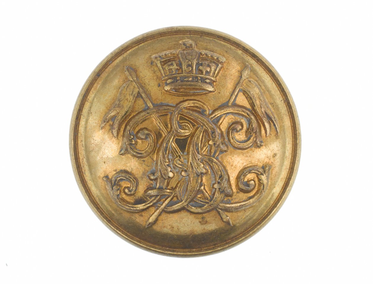 Button, 9º Regimento de Lanceiros de Bengala, pré-1901 de English School