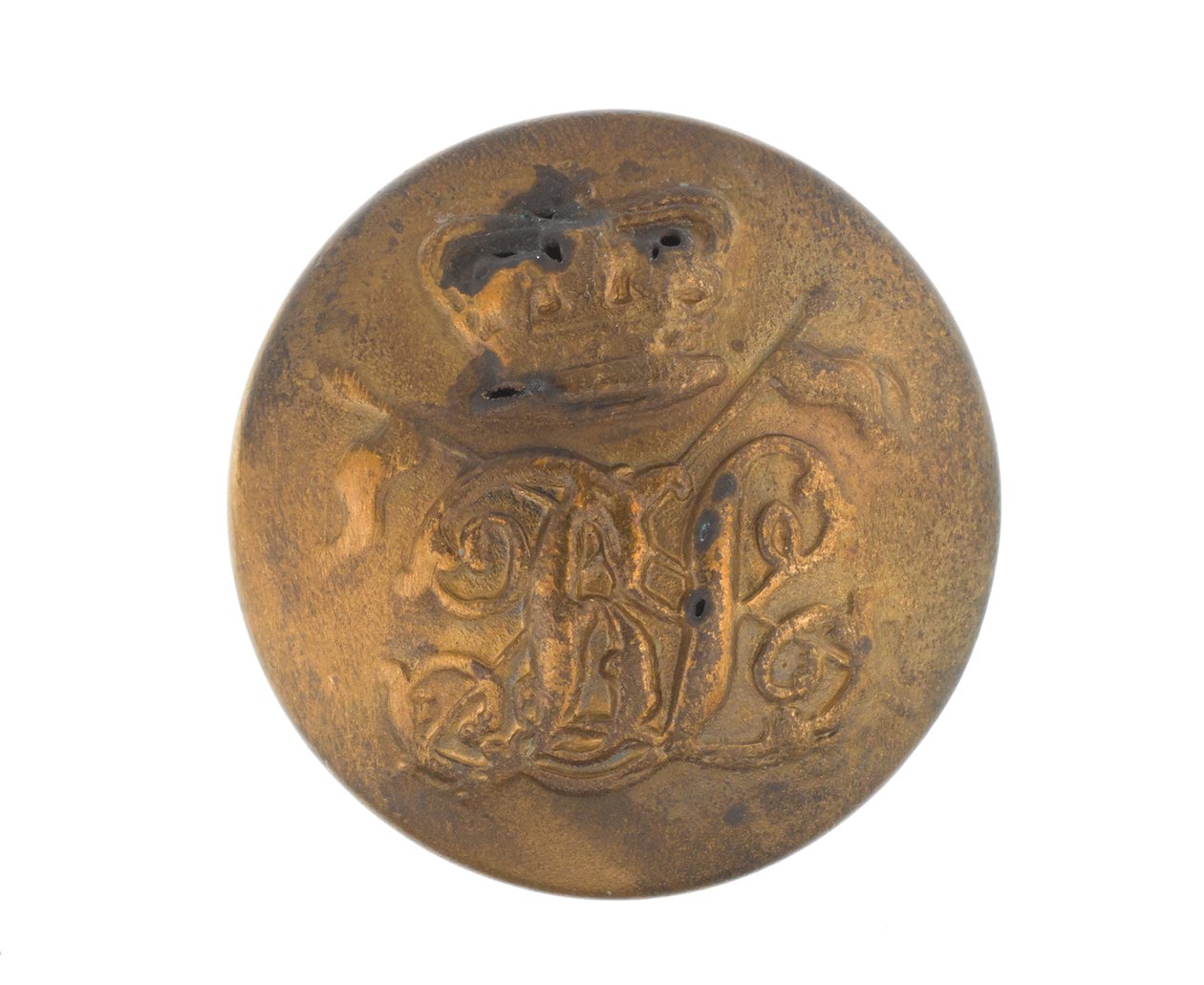 Button, 9º Regimento de Lanceiros de Bengala, pré-1901 de English School