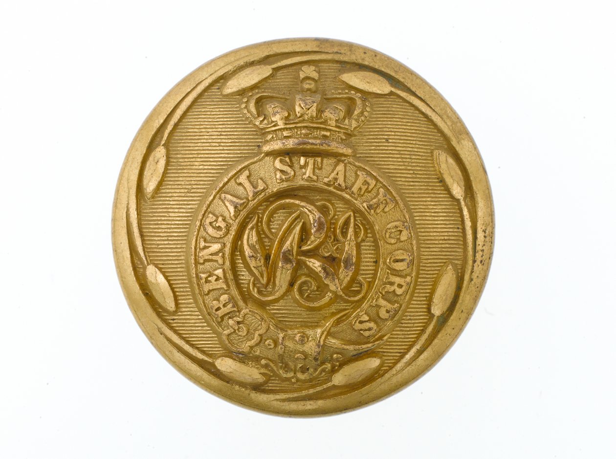 Button, Bengal Staff Corps, 1876-1891 de English School