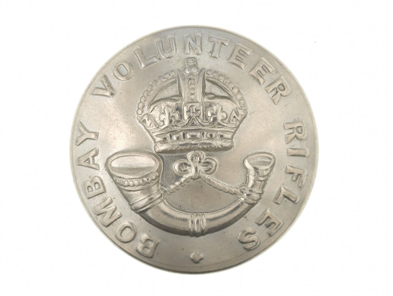 Button, Bombay Volunteer Rifles, 1901-1947 de English School