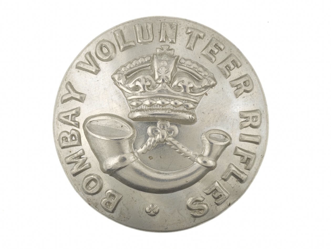 Button, Bombay Volunteer Rifles, pré-1901 de English School