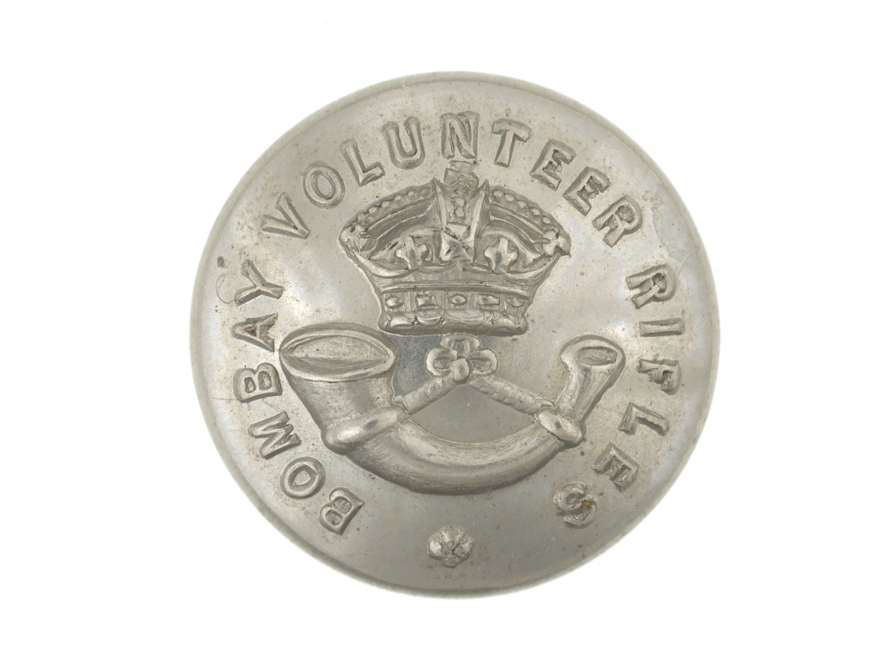 Button, Bombay Volunteer Rifles, pré-1901 de English School