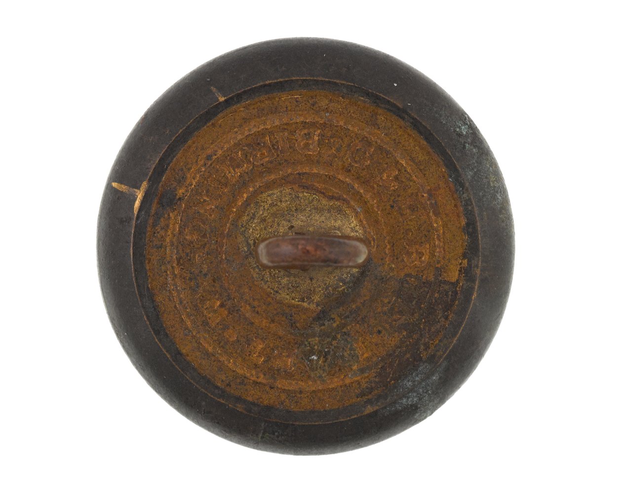 Button, rifles voluntários de Calcutá, pré-1901 de English School