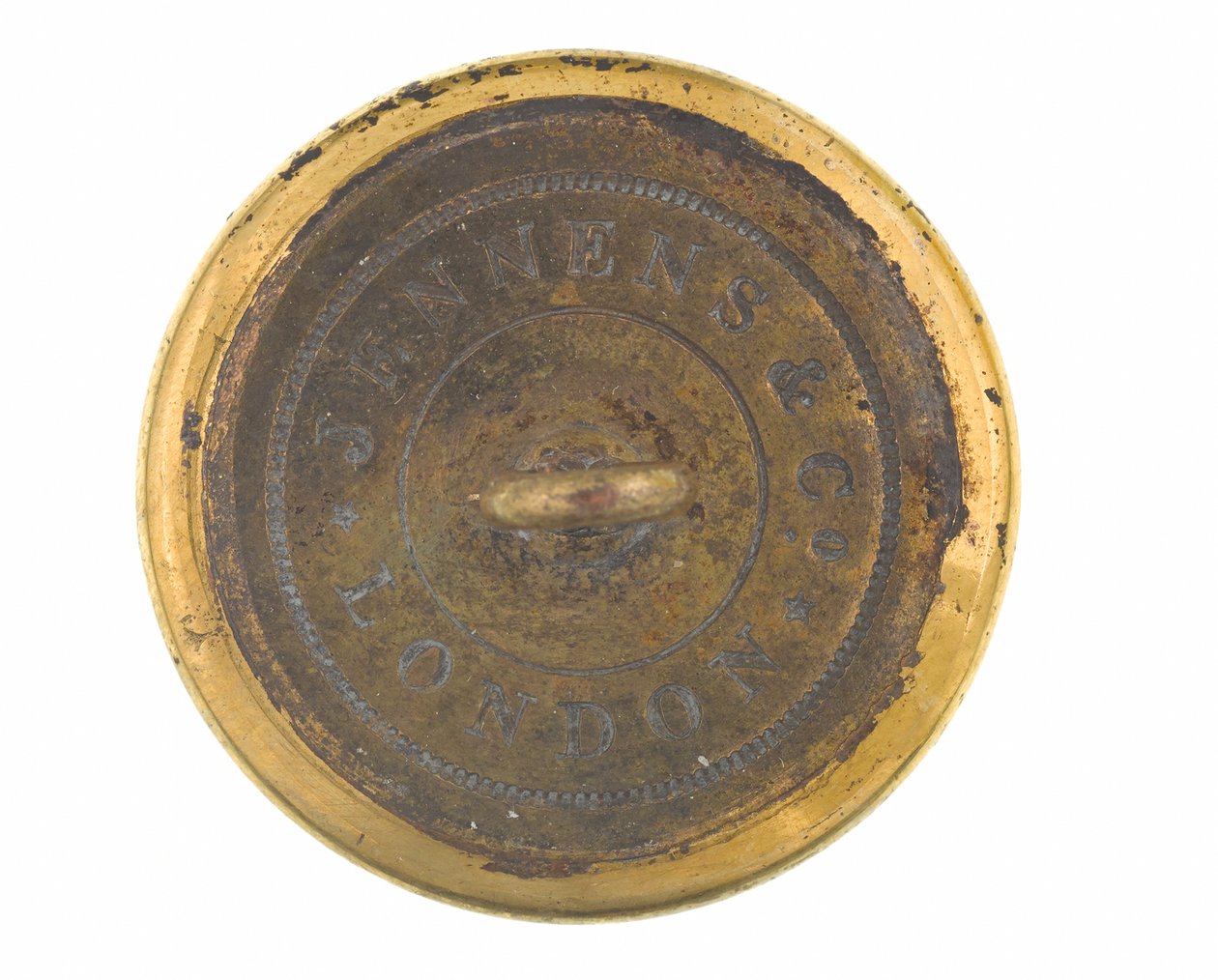 Button, oficial, 5º Regimento Europeu de Bengala, 1858-1860 de English School